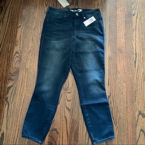 Seven7 High Rise Ankle Skinny Dark Wash
